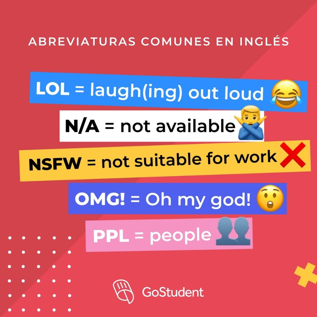 30 Abreviaturas En Inglés Que Te Harán Parecer Nativo | GoStudent